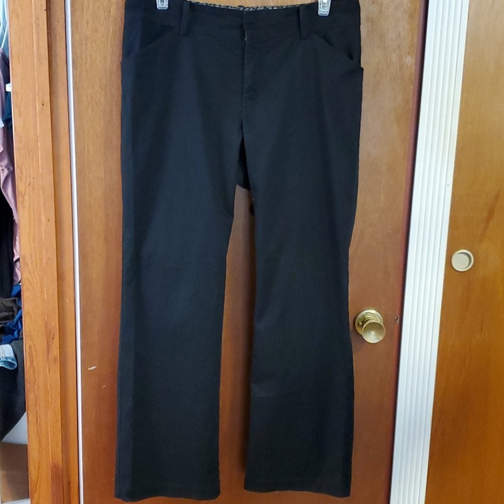 Lee straight leg black chinos 16 M